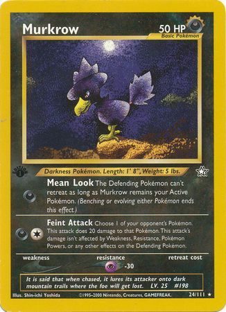 Murkrow - 24/111 - 1st Edition
