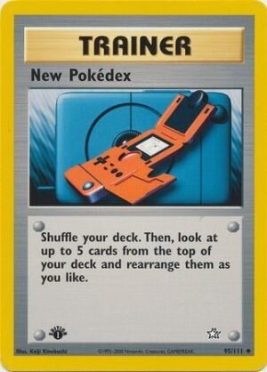 New Pokédex - 95/111 - 1st Edition