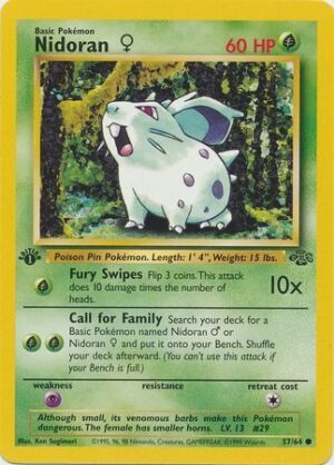 Nidoran ? - 57/64 - 1st Edition