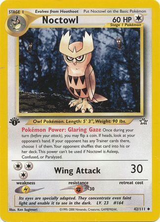 Noctowl - 42/111 - 1st Edition