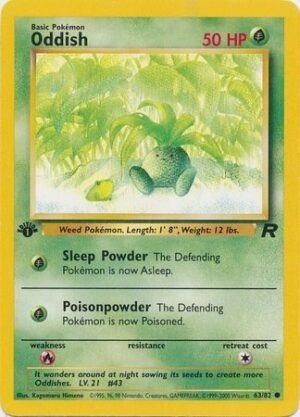 Oddish - 63/82 - 1st Edition