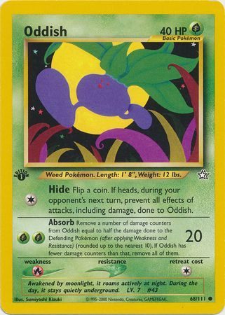 Oddish - 68/111 - 1st Edition