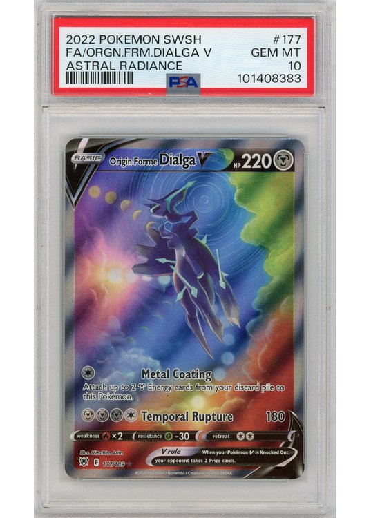 Origin Form Dialga V 177/189 PSA 10