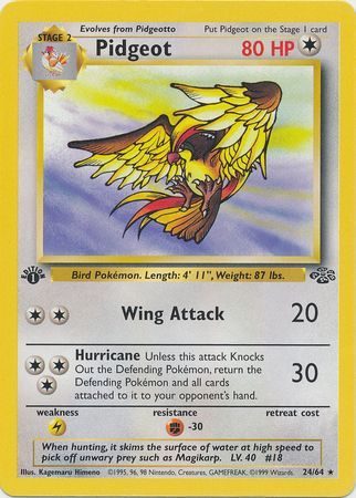 Pidgeot - 24/64 - 1st Edition