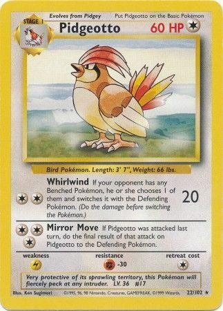 Pidgeotto - 22/102