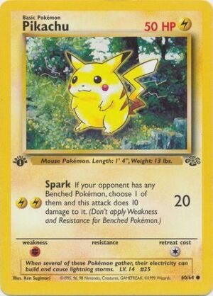 Pikachu - 60/64 - 1st Edition