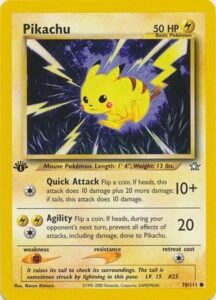 Pikachu - 70/111 - 1st Edition
