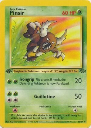 Pinsir - 25/64 - 1st Edition