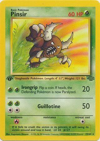 Pinsir - 25/64 - 1st Edition