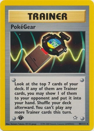 PokéGear - 88/111 - 1st Edition
