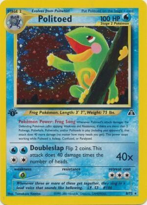 Politoed - 8/75 - 1st Edition (Holo)