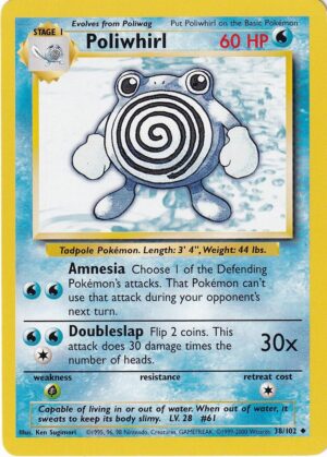 Poliwhirl - 38/102 - 4th Print