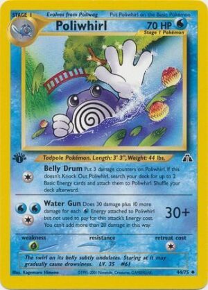 Poliwhirl - 44/75 - 1st Edition