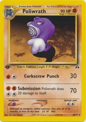 Poliwrath - 28/75 - 1st Edition