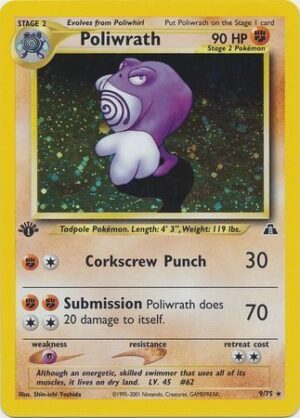 Poliwrath - 9/75 - 1st Edition (Holo)
