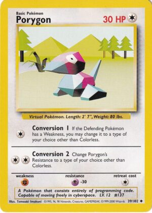 Porygon - 39/102 - 4th Print