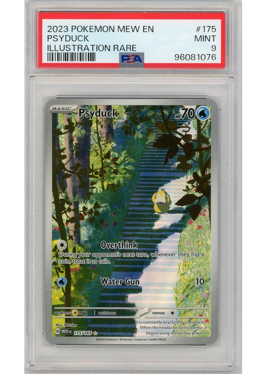 Psyduck PSA 9 - Gradede pokemon kort på Pokemons.dk