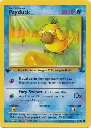 Psyduck - 53/62 - 1st Edition