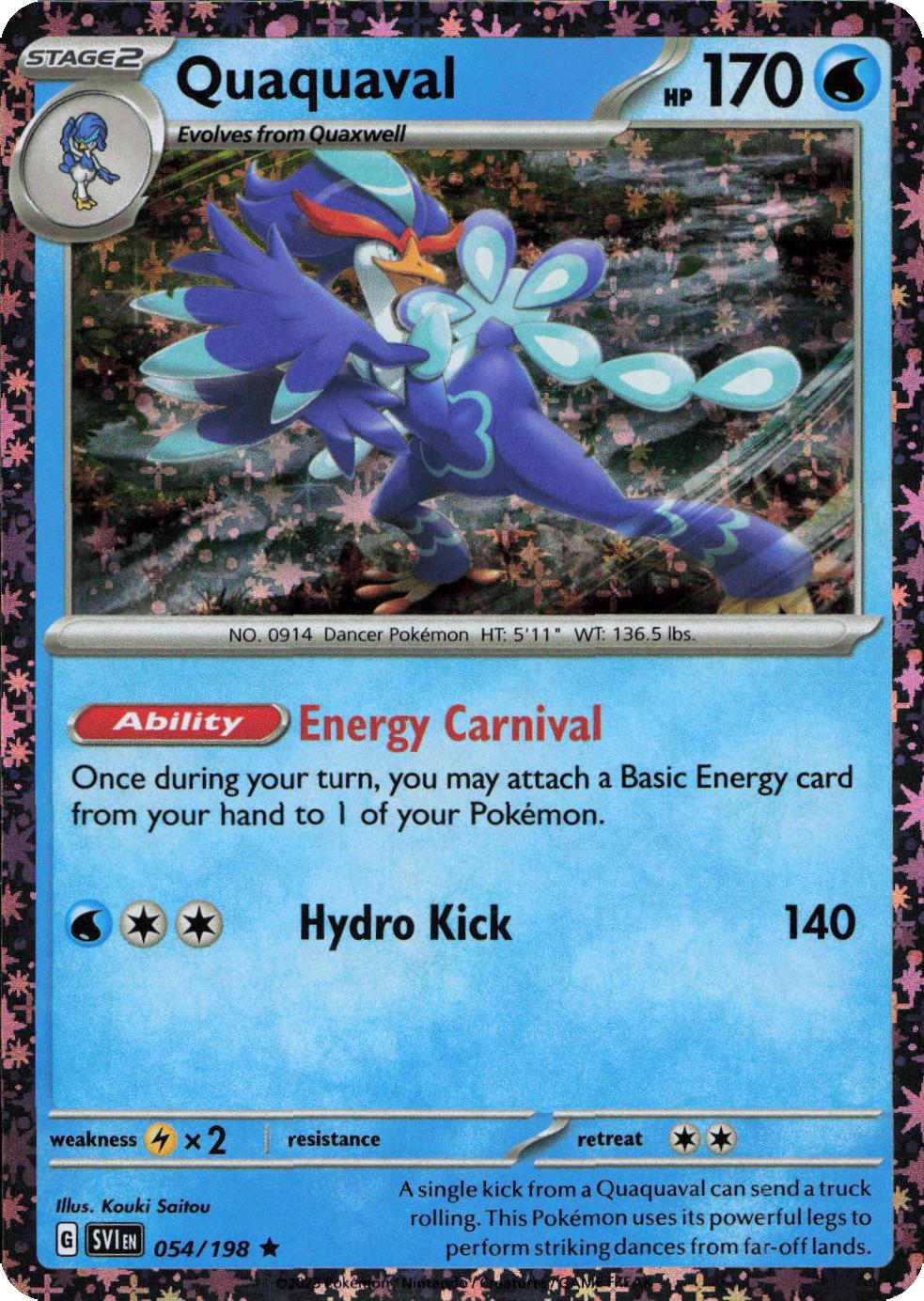 Quaquaval - 054/198 - Starlight Holo
