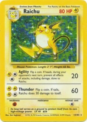 Raichu - 14/102 (Holo)