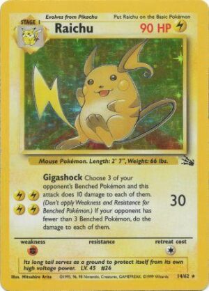 Raichu - 14/62 (Holo)