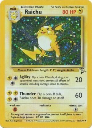 Raichu - 16/130 (Holo)