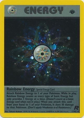 Rainbow Energy - 17/82 - 1st Edition (Holo)