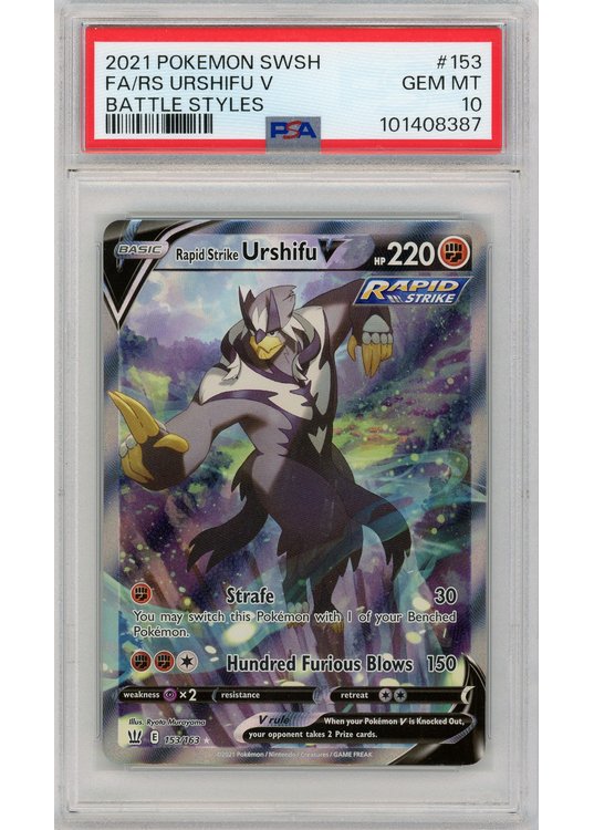 Rapid Strike Urshifu V 153/163 PSA 10