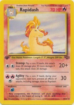 Rapidash - 44/64 - 1st Edition