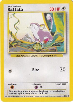 Rattata - 61/102 - 4th Print