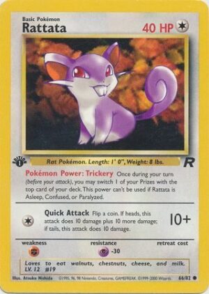 Rattata - 66/82 - 1st Edition