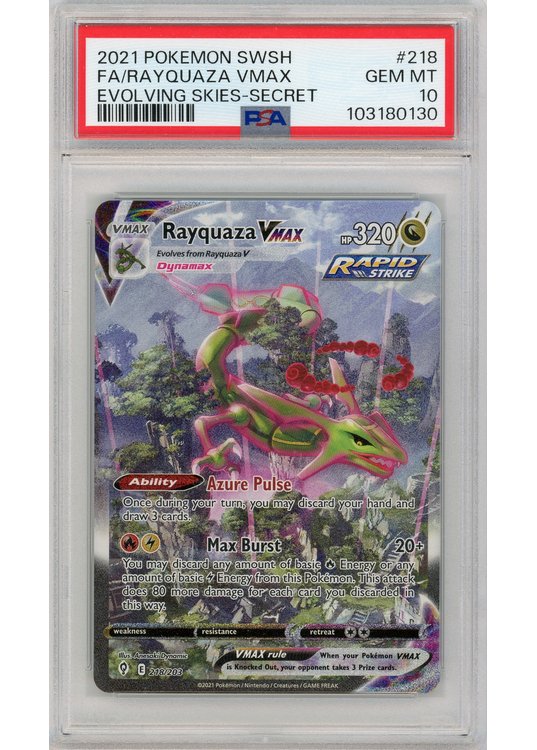 Espeon VMAX PSA 10 - Gradede pokemon kort på Pokemons.dk