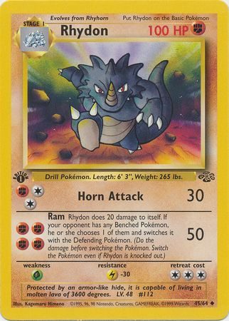 Rhydon - 45/64 - 1st Edition
