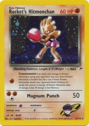 Rocket's Hitmonchan - 11/132 (Holo)