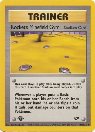 Rocket's Minefield Gym - 119/132 - 1st Edition