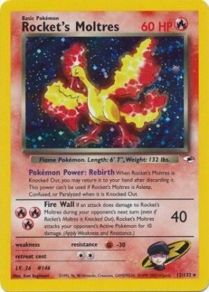Rocket's Moltres - 12/132 (Holo)