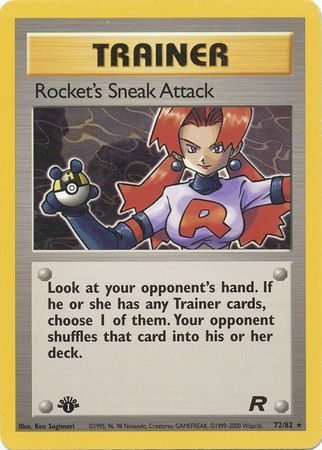 Rocket's Sneak Attack - 72/82 - 1st Edition