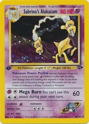 Sabrina's Alakazam - 16/132 - 1st Edition (Holo)