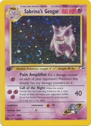 Sabrina's Gengar - 14/132 - 1st Edition (Holo)