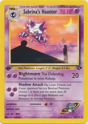 Sabrina's Haunter - 55/132 - 1st Edition
