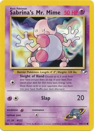 Sabrina's Mr. Mime - 94/132