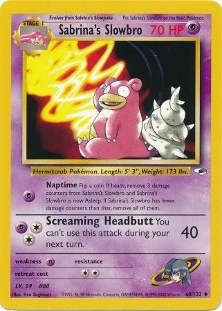 Sabrina's Slowbro - 60/132