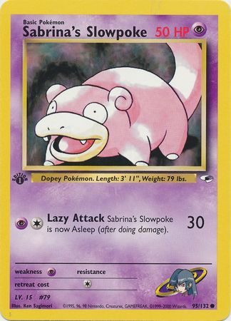 Sabrina's Slowpoke - 95/132 - 1st Edition