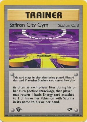 Saffron City Gym - 122/132 - 1st Edition