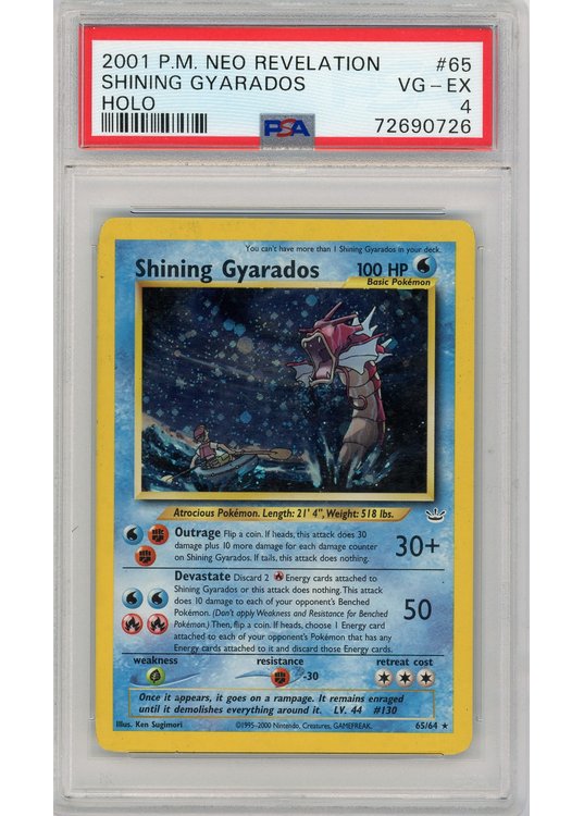 Shining Gyarados PSA 4 - Gradede pokemon kort på Pokemons.dk