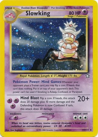 Slowking - 14/111 (Holo) - Pokemon enkeltkort fra Neo Genesis