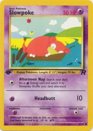 Slowpoke - 67/82 - 1st Edition