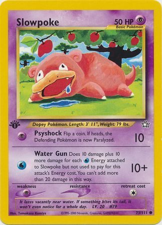 Slowpoke - 73/111 - 1st Edition