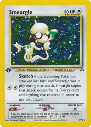 Smeargle - 11/75 - 1st Edition (Holo)