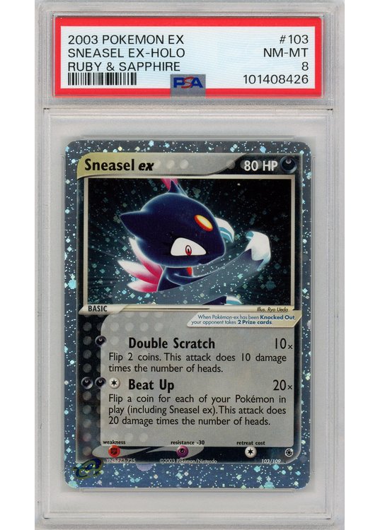 Sneasel ex 103/109 PSA 8